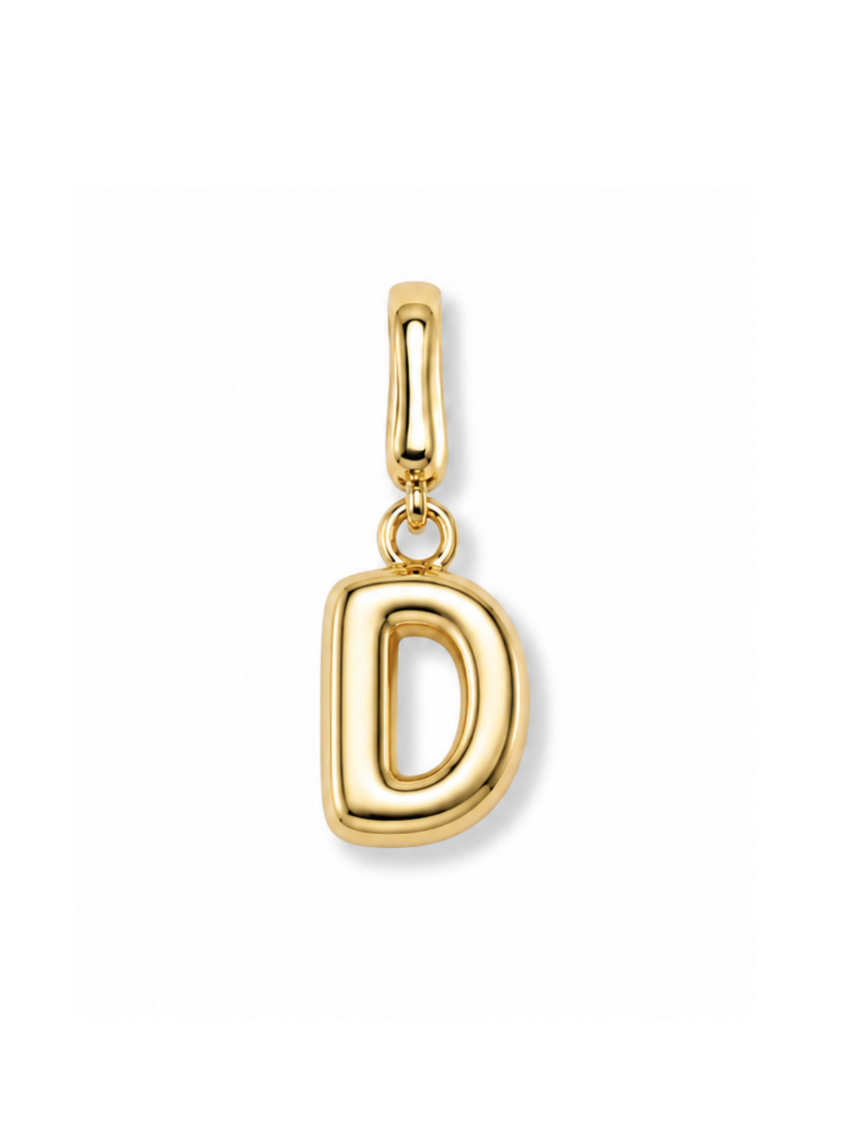 Bubble Initial Clip Charm