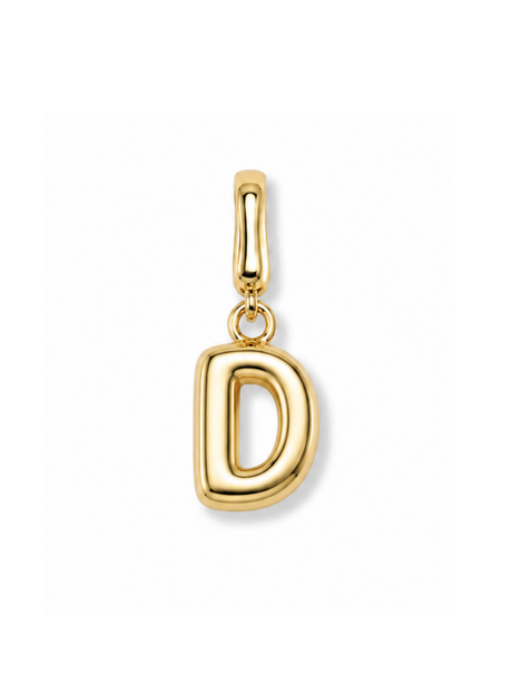 Bubble Initial Clip Charm