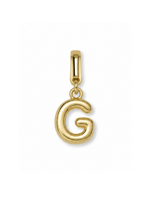 Bubble Initial Clip Charm