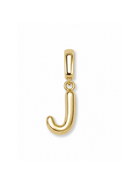 Bubble Initial Clip Charm