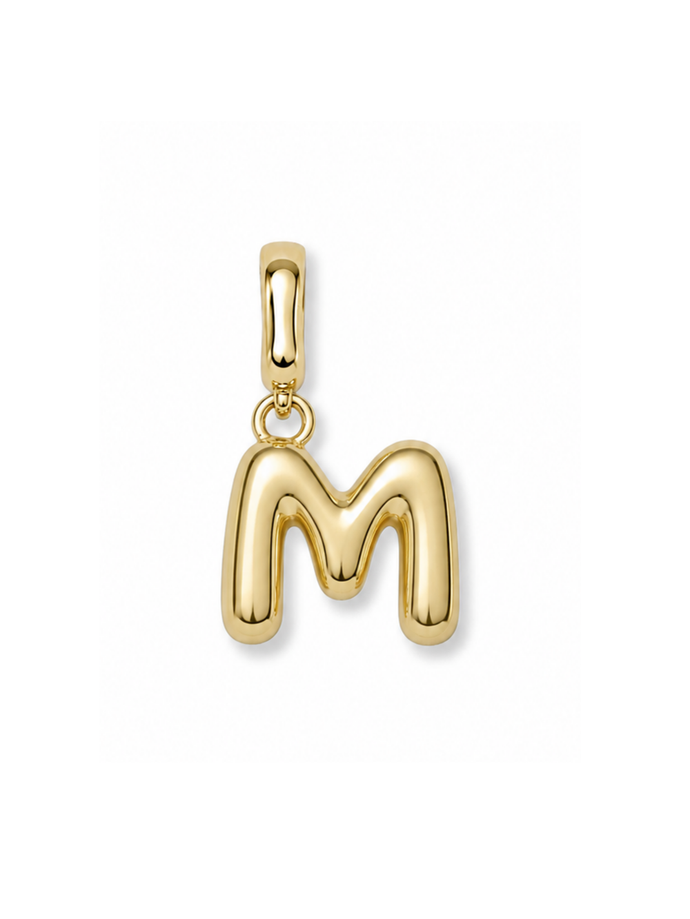 Bubble Initial Clip Charm