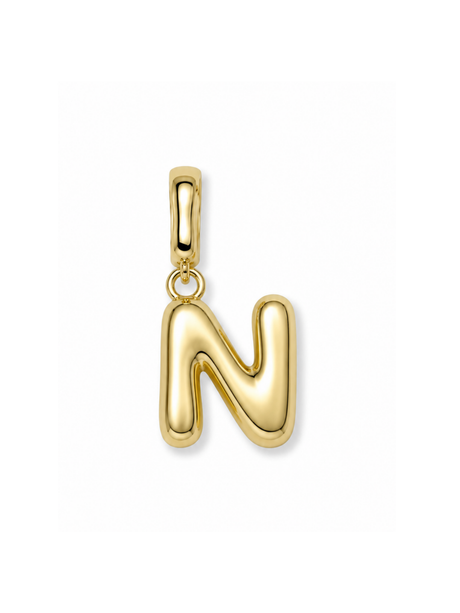 Bubble Initial Clip Charm