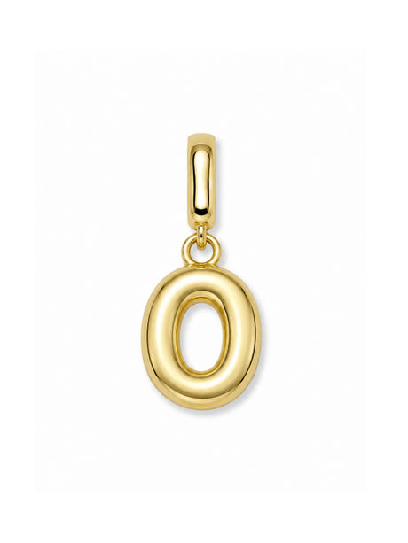Bubble Initial Clip Charm