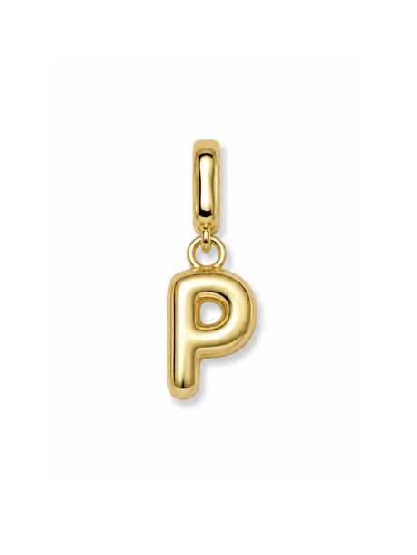 Bubble Initial Clip Charm