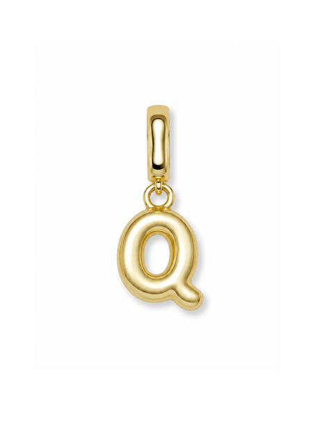 Bubble Initial Clip Charm