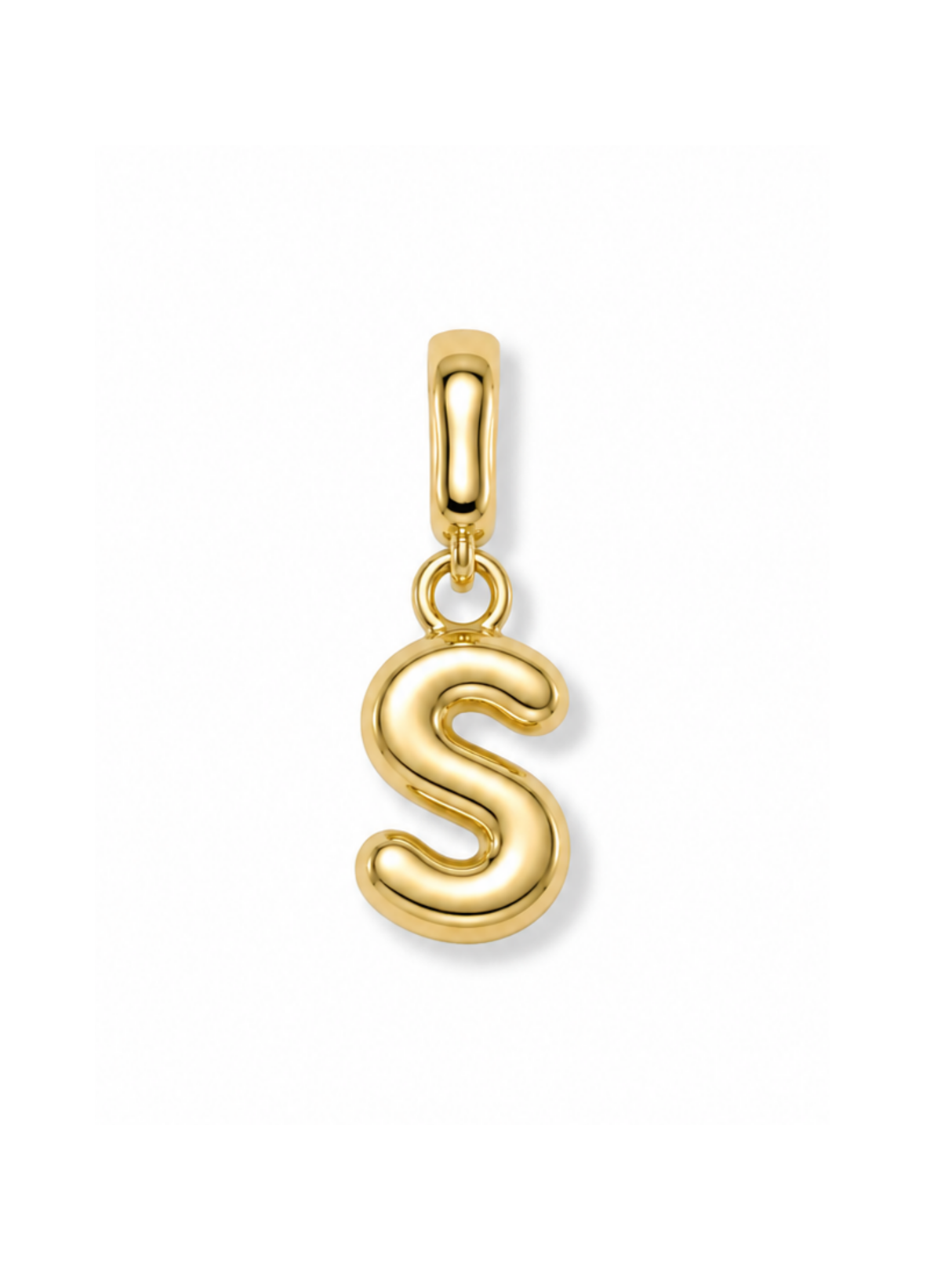 Bubble Initial Clip Charm