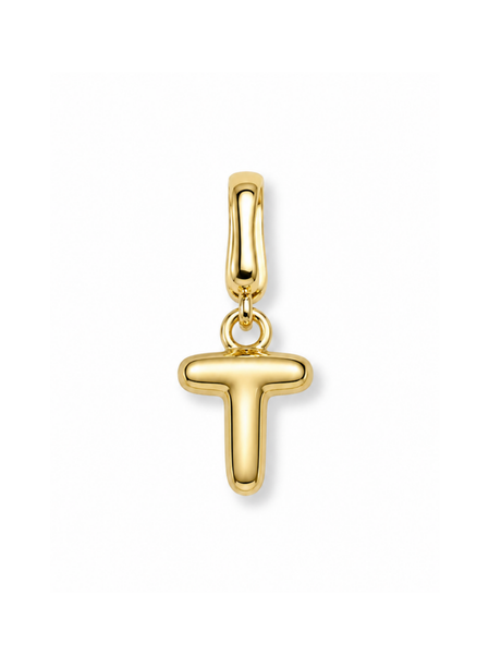 Bubble Initial Clip Charm