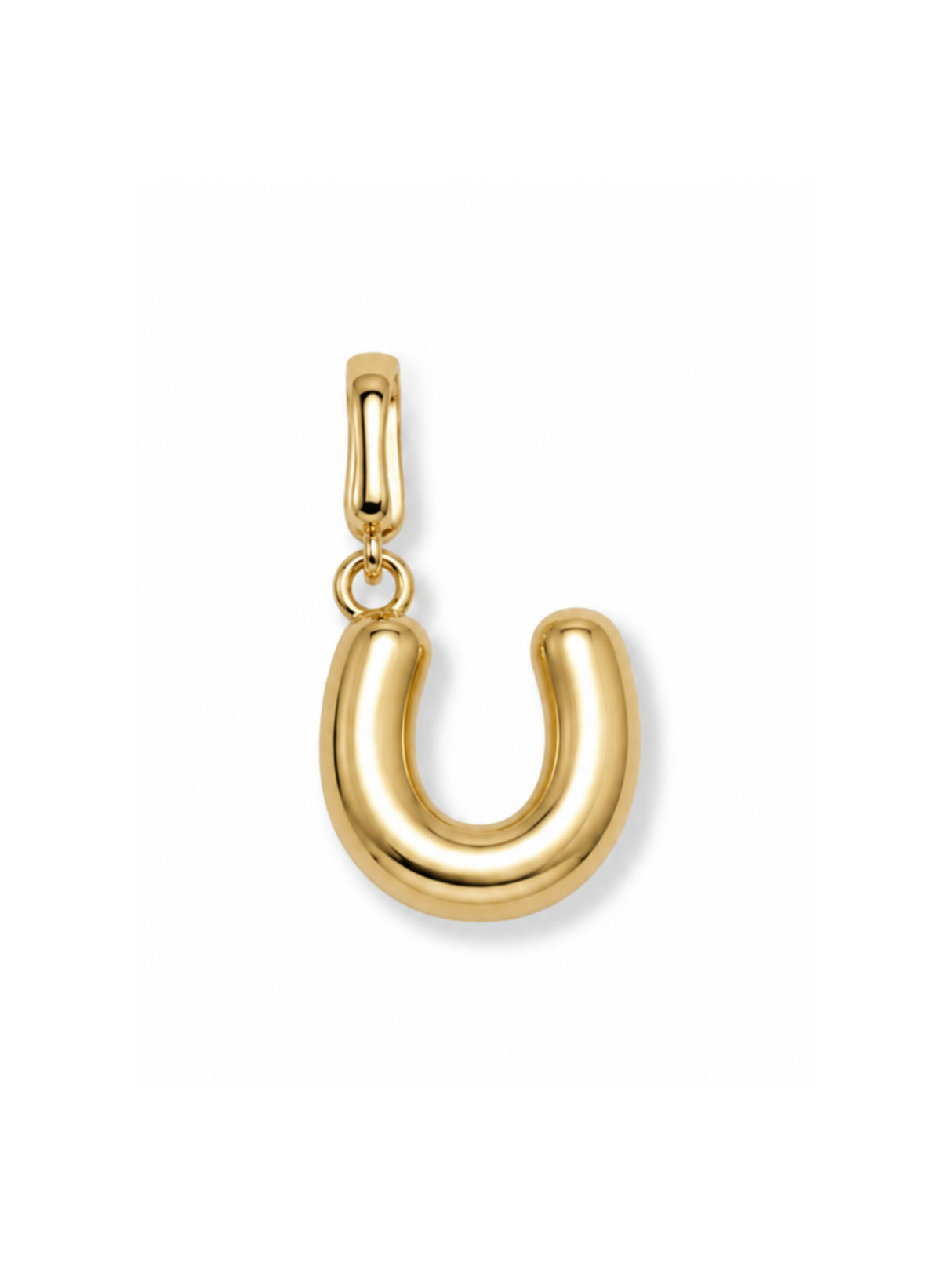 Bubble Initial Clip Charm