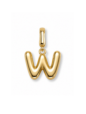 Bubble Initial Clip Charm
