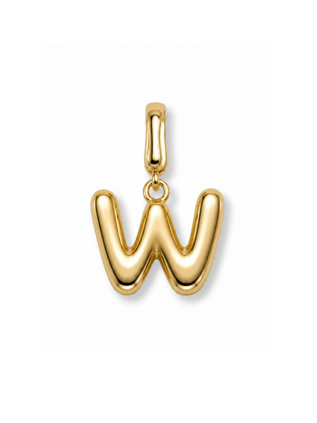 Bubble Initial Clip Charm
