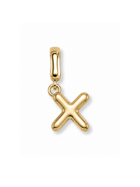 Bubble Initial Clip Charm