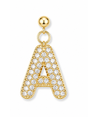 Bubble Letter Grip Charm