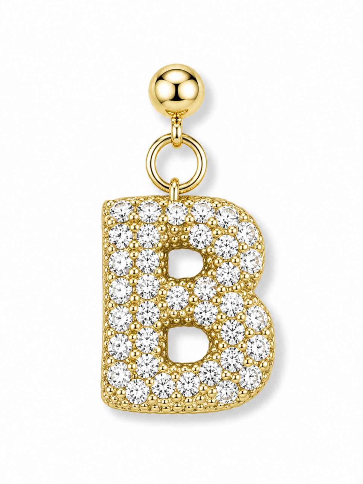 Bubble Letter Grip Charm