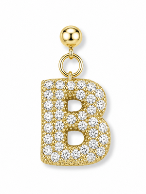 Bubble Letter Grip Charm