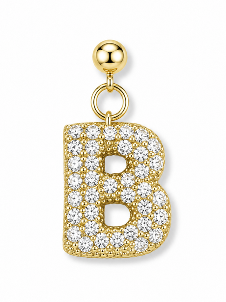 Bubble Letter Grip Charm
