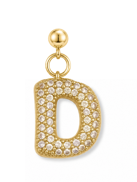 Bubble Letter Grip Charm