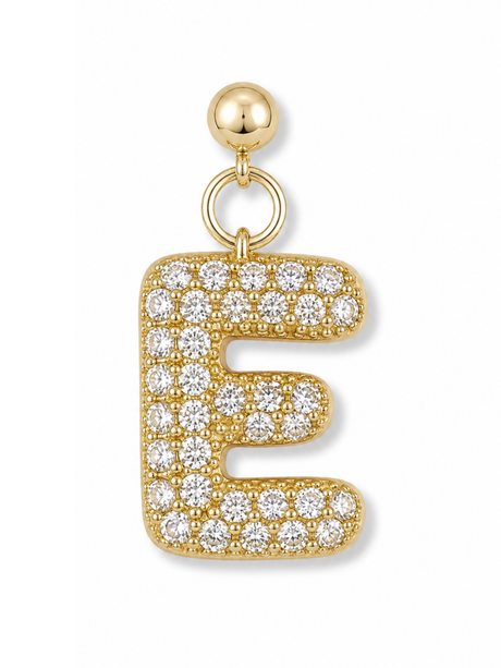Bubble Letter Grip Charm