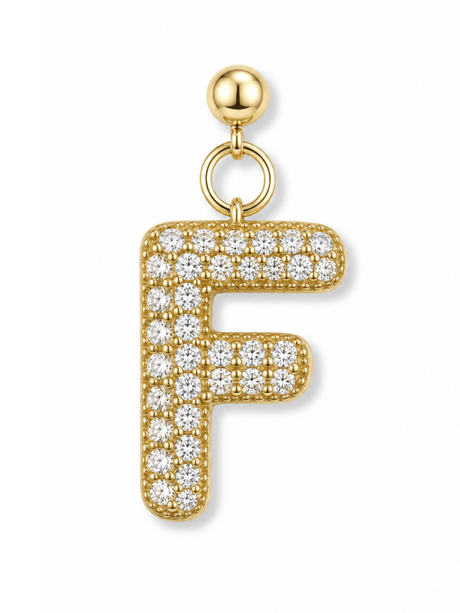 Bubble Letter Grip Charm