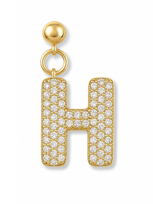 Bubble Letter Grip Charm