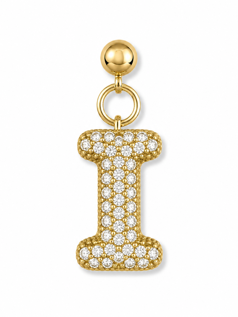 Bubble Letter Grip Charm