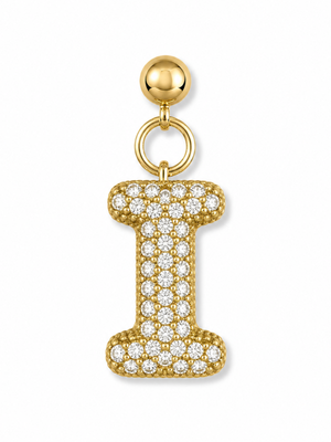 Bubble Letter Grip Charm