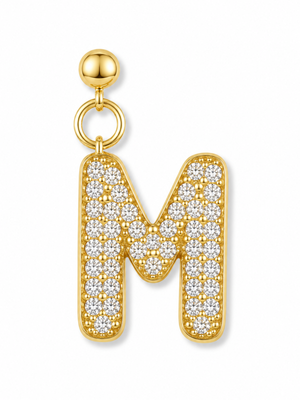 Bubble Letter Grip Charm