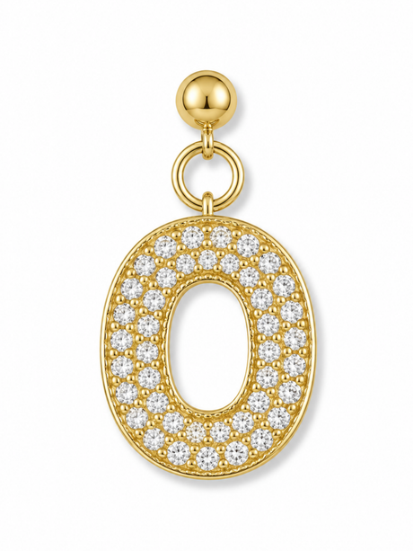 Bubble Letter Grip Charm