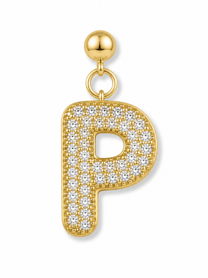 Bubble Letter Grip Charm