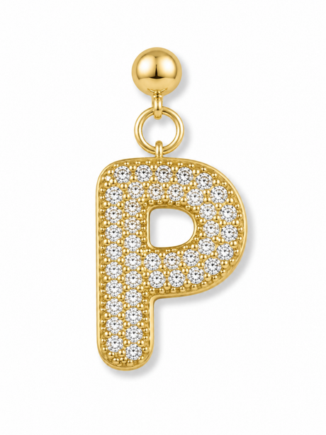 Bubble Letter Grip Charm