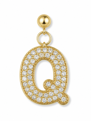 Bubble Letter Grip Charm
