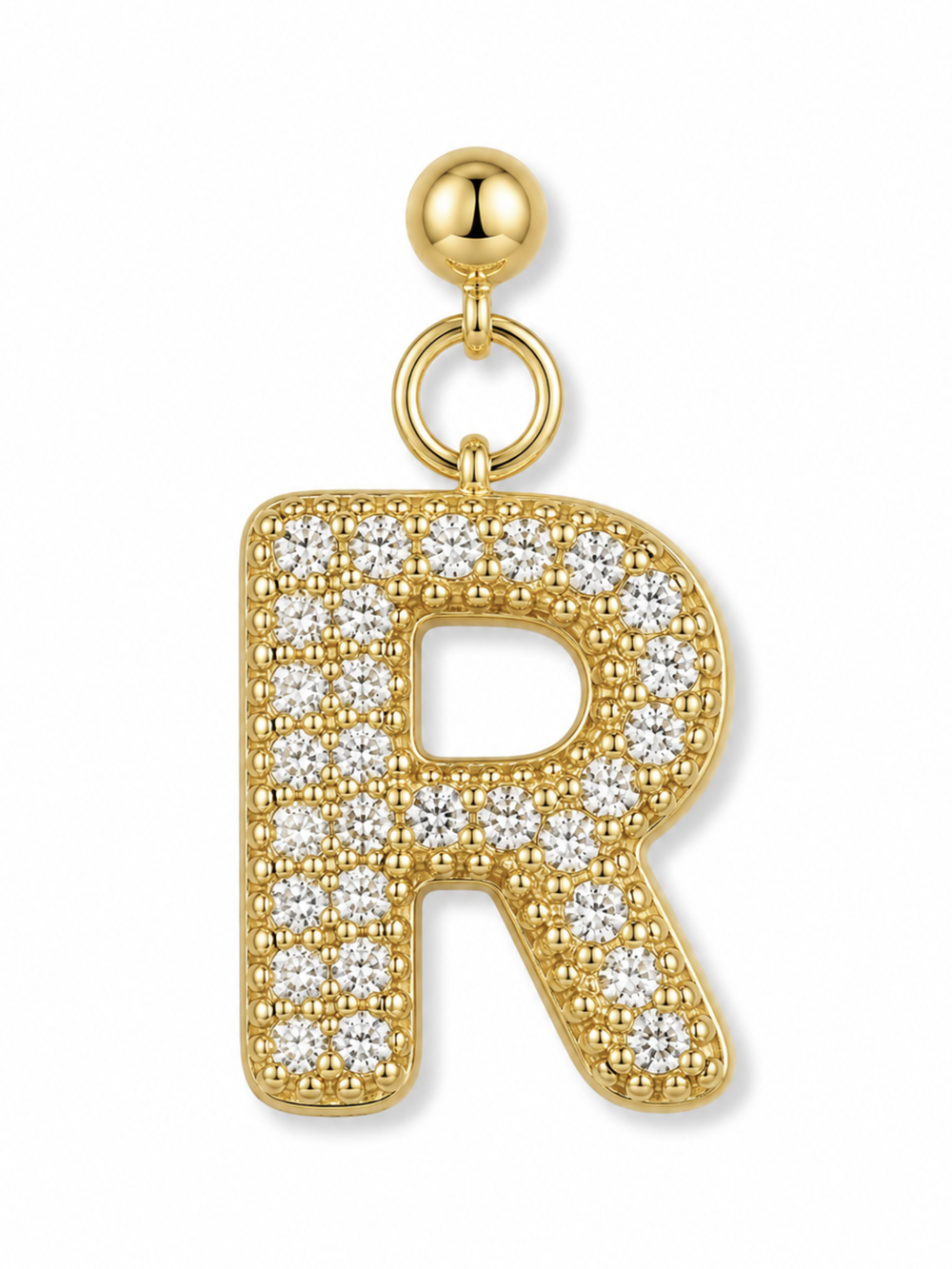 Bubble Letter Grip Charm