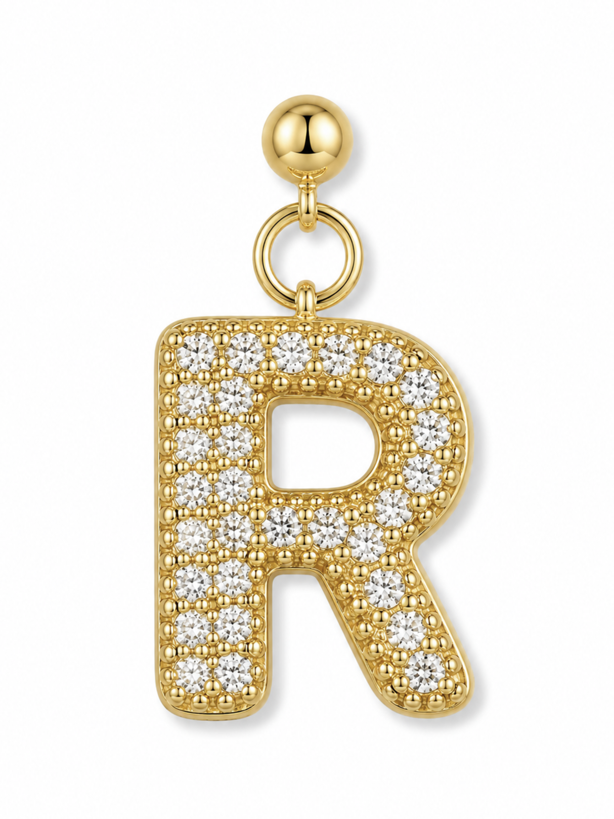 Bubble Letter Grip Charm