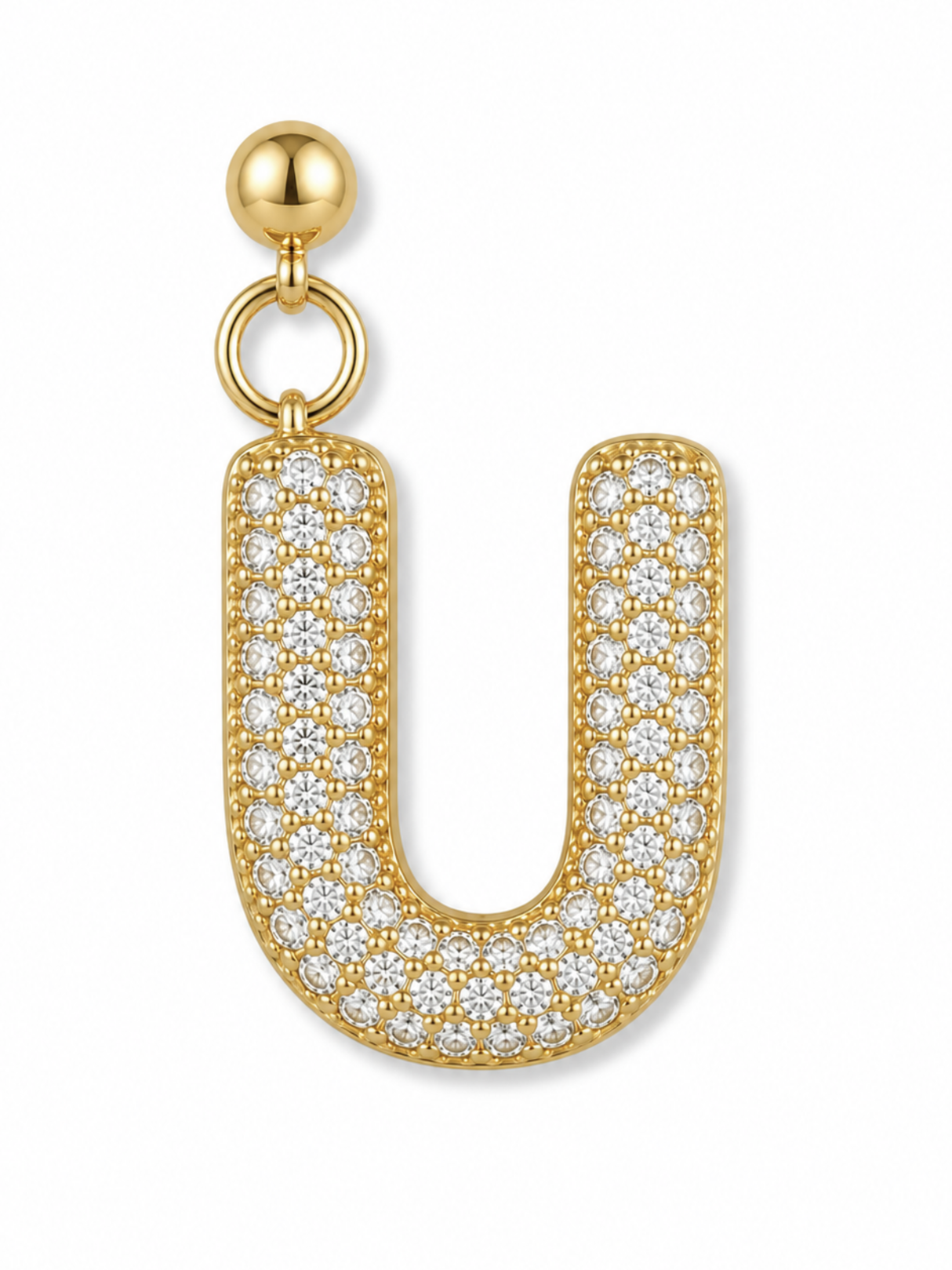 Bubble Letter Grip Charm