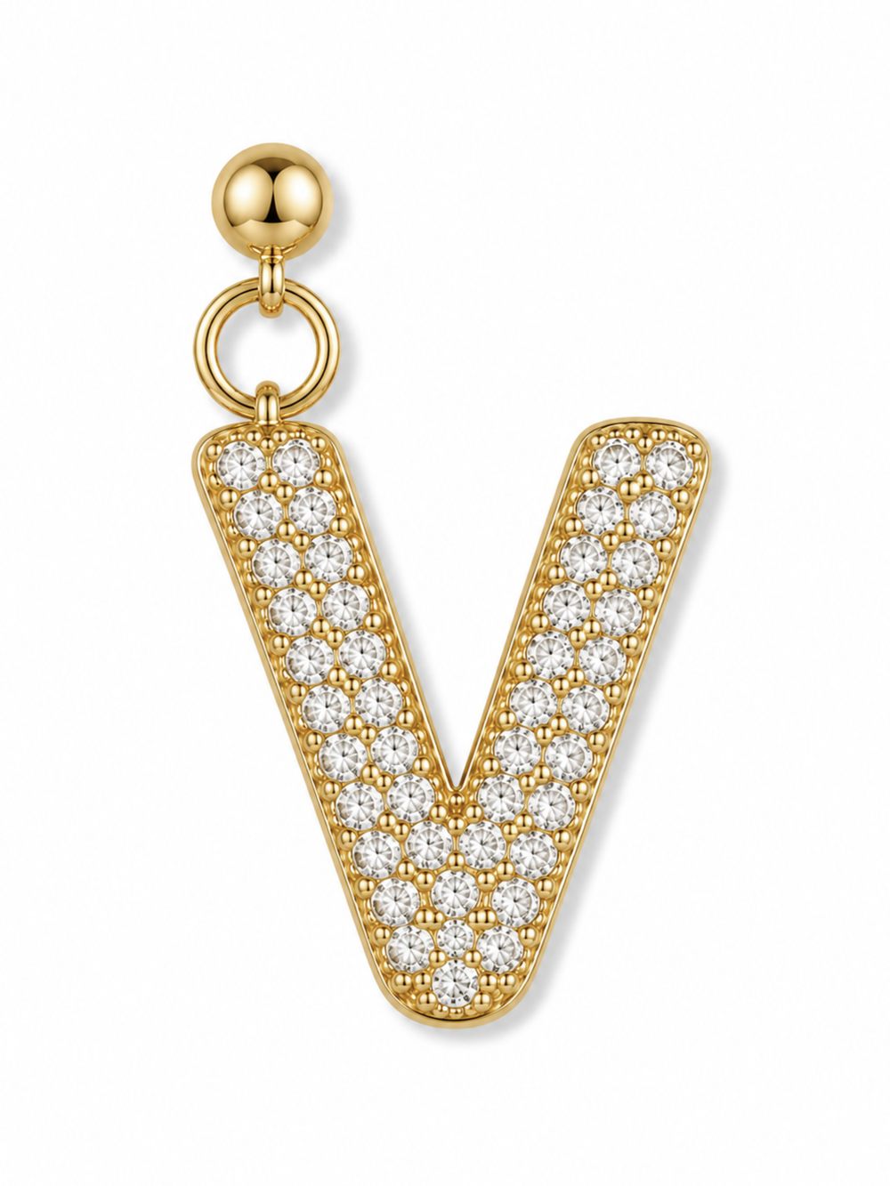 Bubble Letter Grip Charm