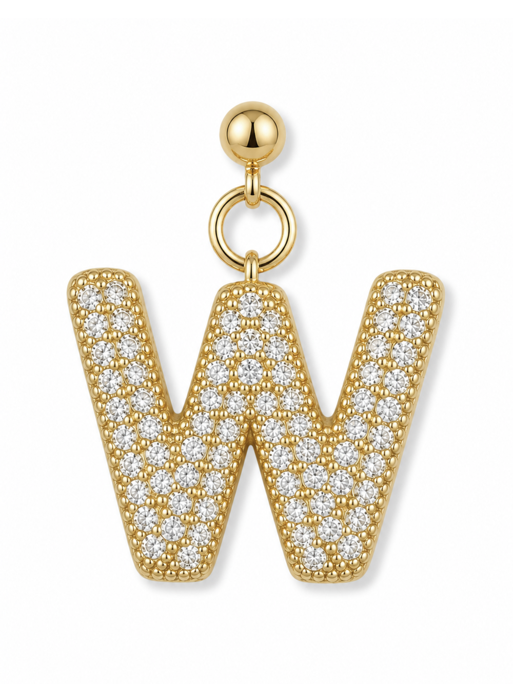 Bubble Letter Grip Charm