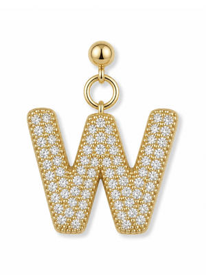 Bubble Letter Grip Charm