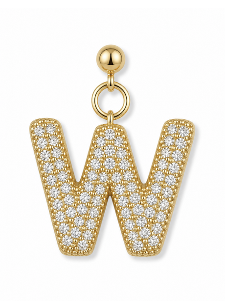 Bubble Letter Grip Charm