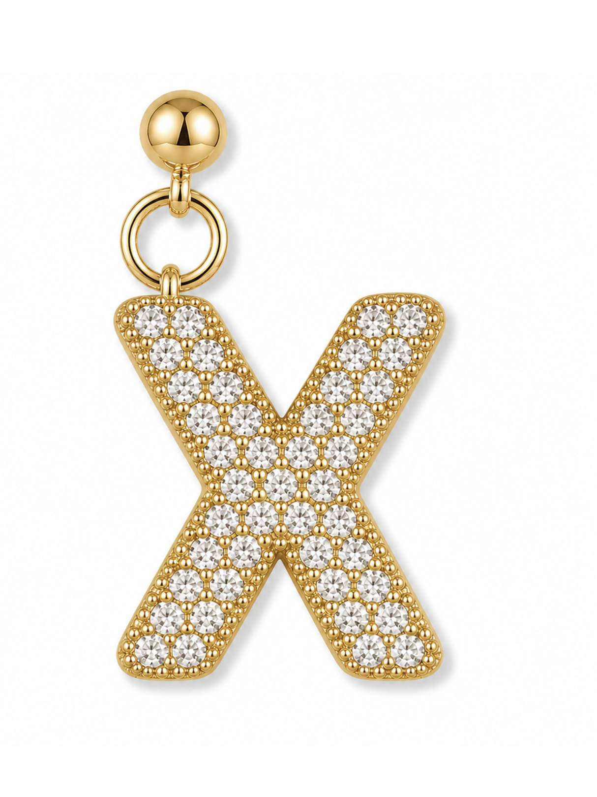 Bubble Letter Grip Charm