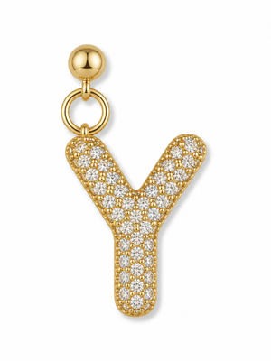 Bubble Letter Grip Charm