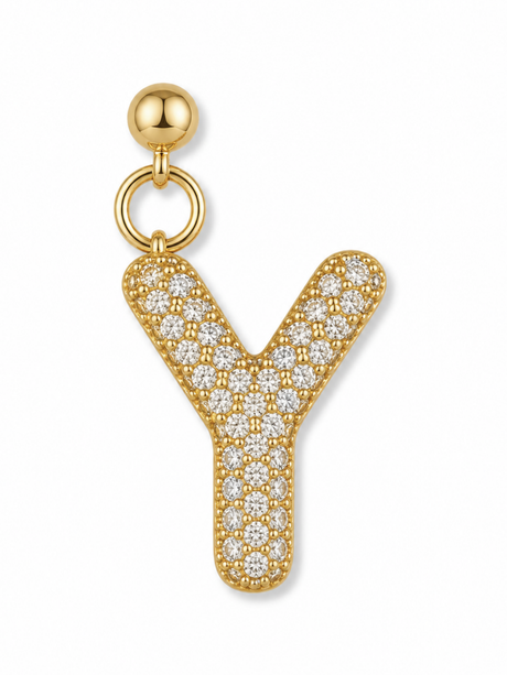 Bubble Letter Grip Charm