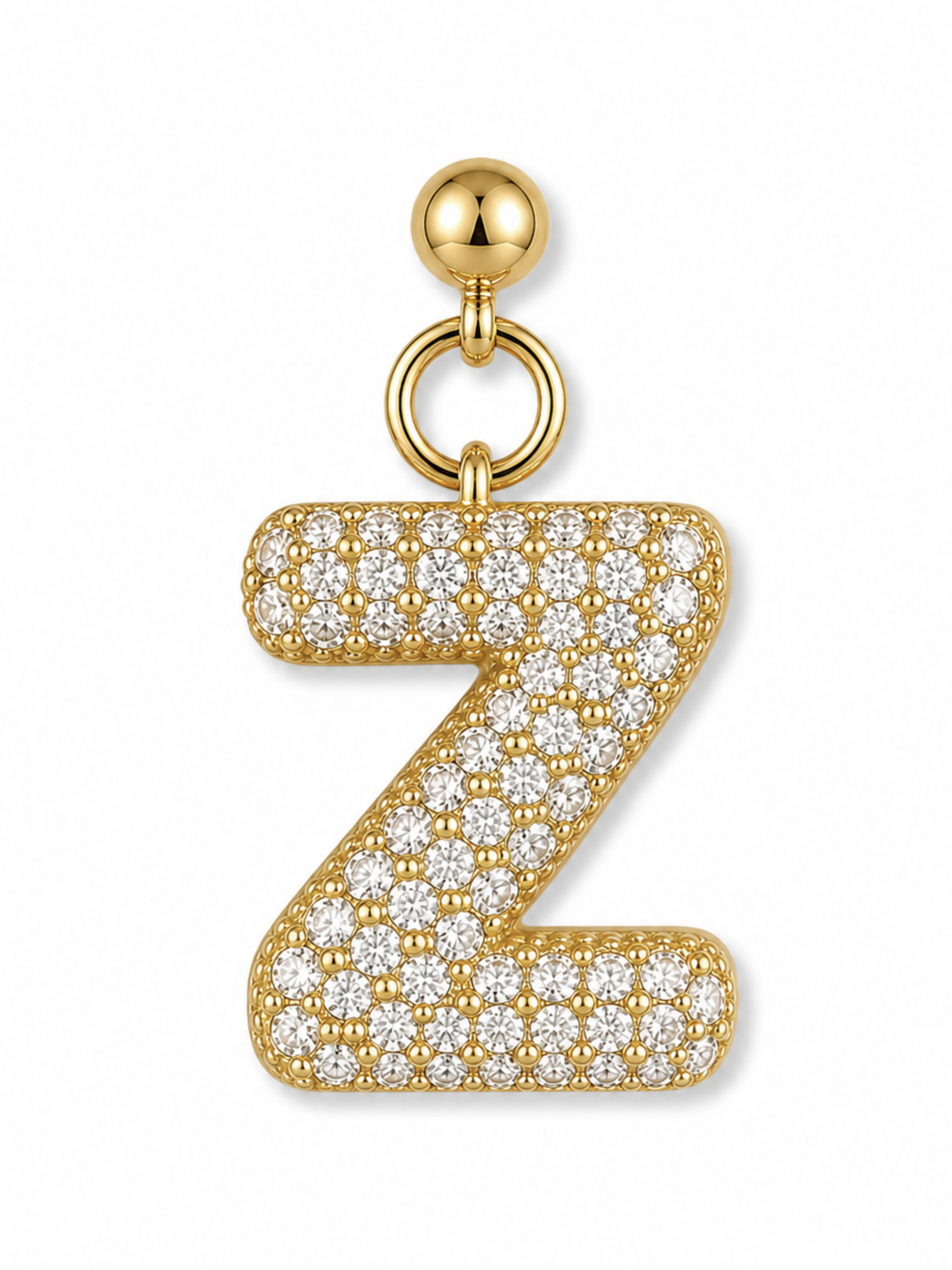 Bubble Letter Grip Charm