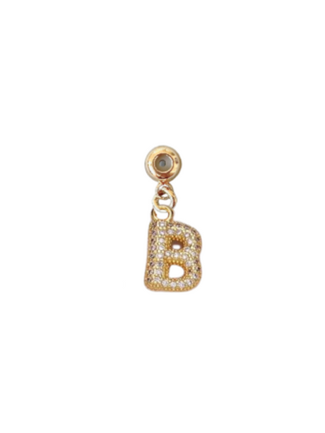 Bubble Letter Grip Charm