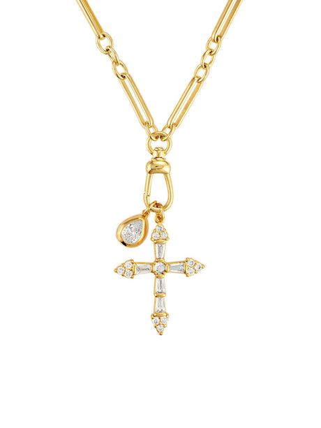 Campbell Cross Double Pendant Necklace