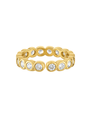 Cece Bezel Circle Ring
