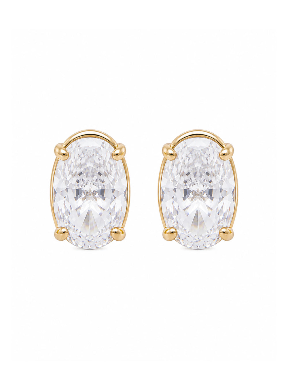 Cecily Oval Stud Earring