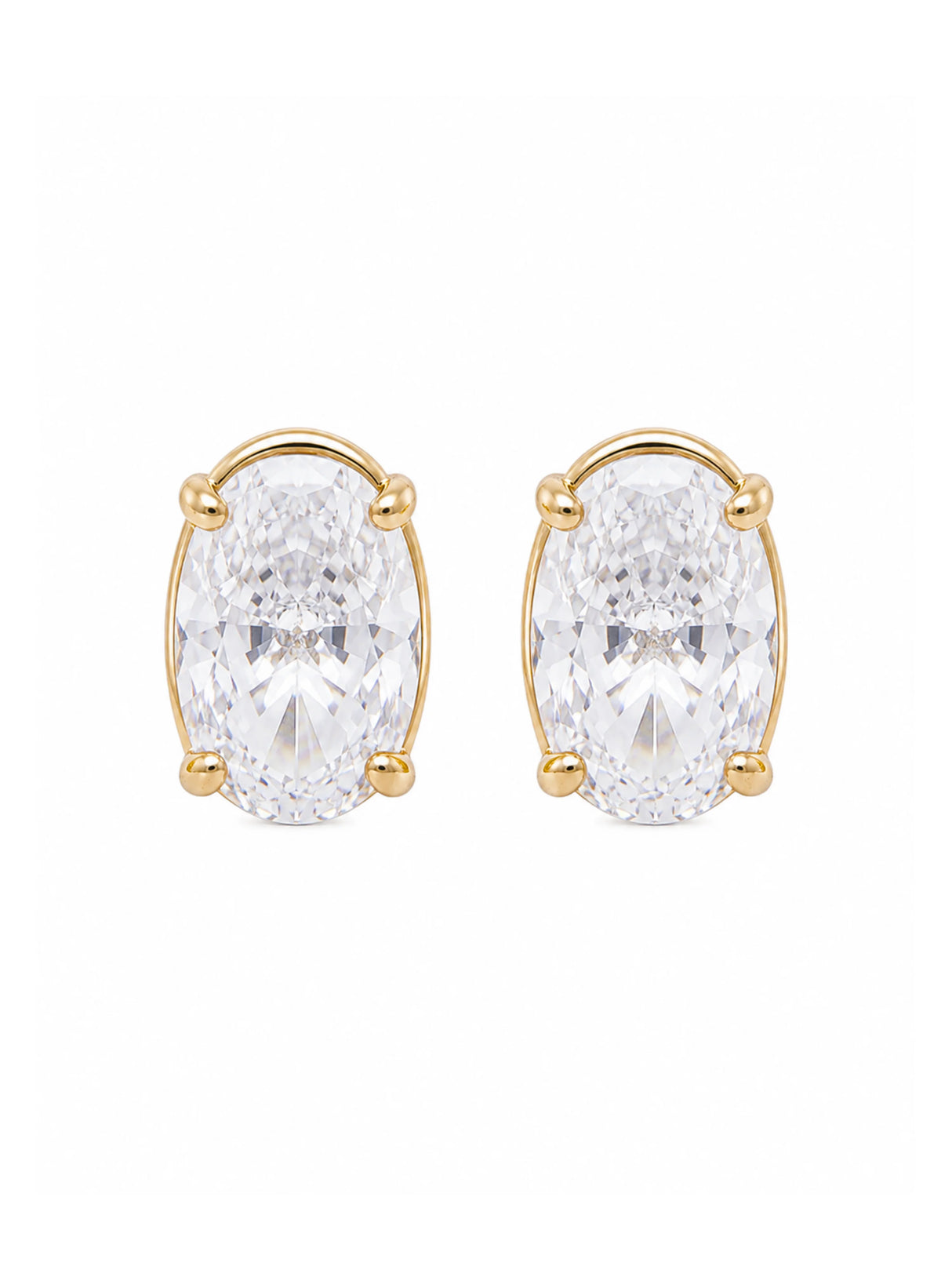 Cecily Oval Stud Earring
