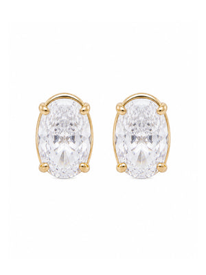 Cecily Oval Stud Earring