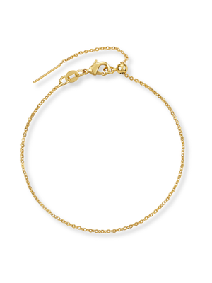 The Kinsey Designs Charm Bracelet Dainty Chain features a delicate gold-filled chain, lobster clasp, and adjustable extender, shown on a white background.
