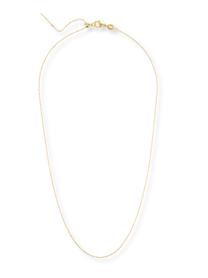 The Charm Necklace Dainty Chain by Kinsey Designs Archives features a thin gold-filled chain with a simple lobster clasp, showcased on a white background.
