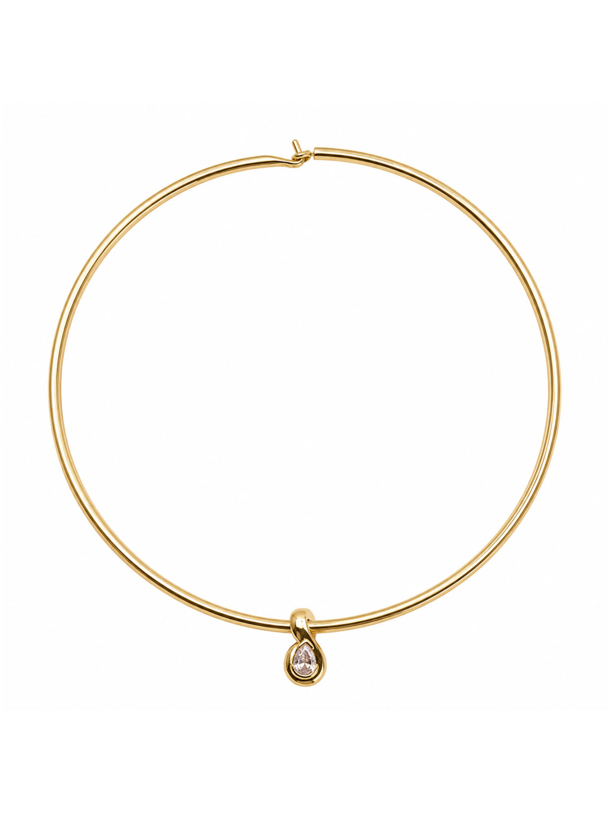 Clara Twist Pendant Collar Necklace